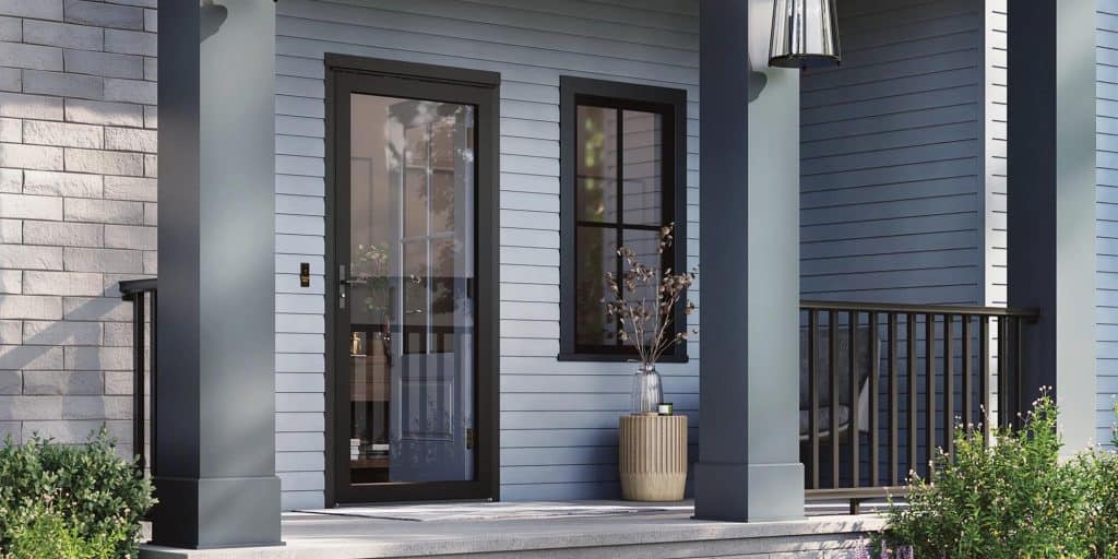 Larson Storm Door 459 Platinum Black