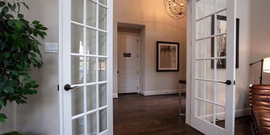 Woodgrain 15 Lite French Door